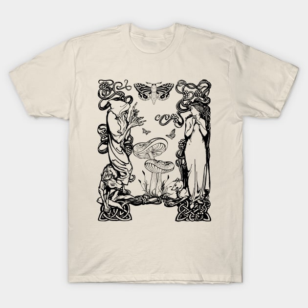 Fairycore Vintage Fae Aesthetic T-Shirt by Hypnotic Highs